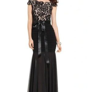 Betsy & Adam Off the shoulder Bodycon  Maxi